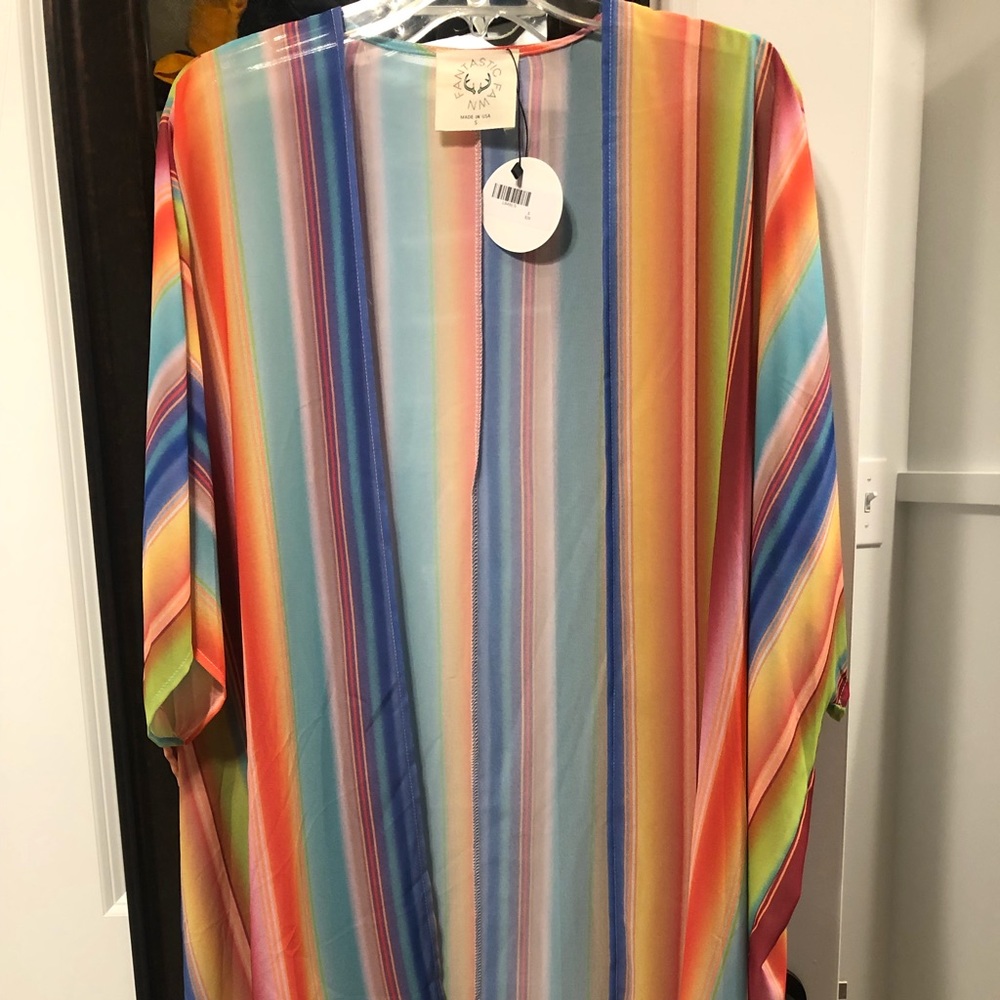 Beautiful multicolor kimono